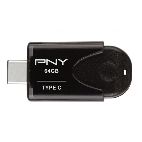 Флеш USB PNY Elite 64 GB Type-C USB 3.1 (FD64GATT4TC31K-EF)