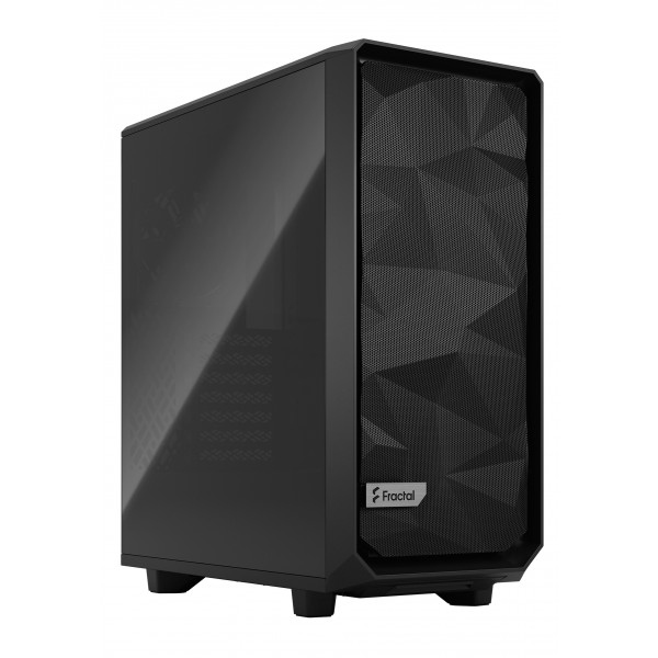 Корпус Fractal design ATX без БЖ Meshify 2 Compact Black Solid (FD-C-MES2C-01)