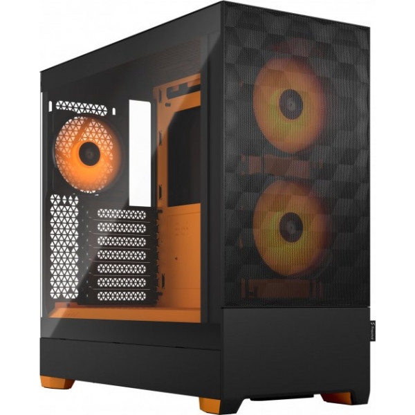 Корпус Fractal design ATX без БЖ Pop Air RGB Orange Core TG (FD-C-POR1A-05)