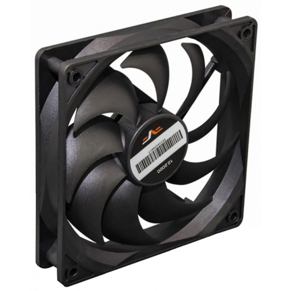 Корпусний вентилятор Frime 120x120x25мм, Black, 3pin+Molex (FF12025BB13)