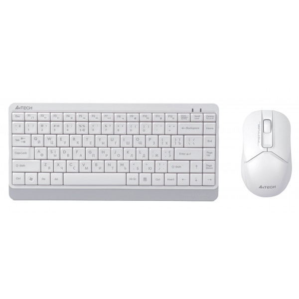 Клавіатура + миша бездротова A4tech FG1112S White