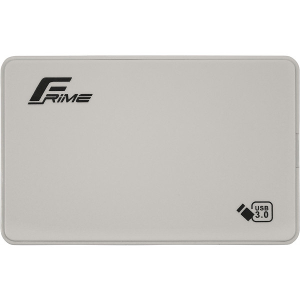 Зовнішній карман Frime 2.5" SATA HDD/SSD Plastic USB 3.0 White (FHE11.25U30)