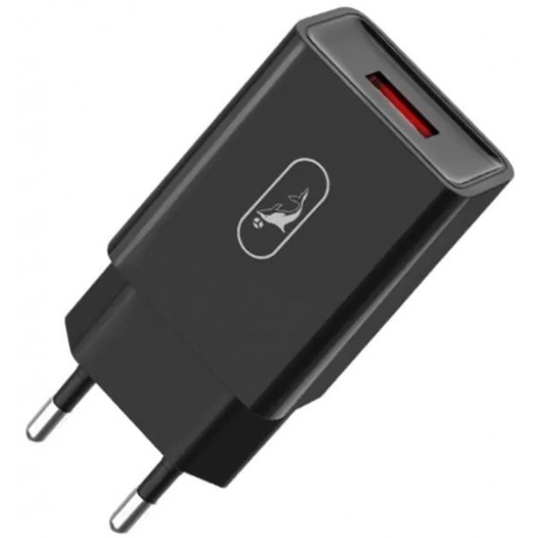 Мережевий зарядний пристрій SkyDolphin SC36 (1USB, 2.4A) Black (MZP-000173)
