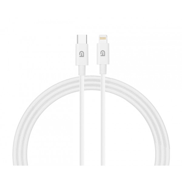 Кабель синхронізації даних Armorstandart AMQGJ2L Lightning to USB-C Cable 1.2m White (ARM64296)