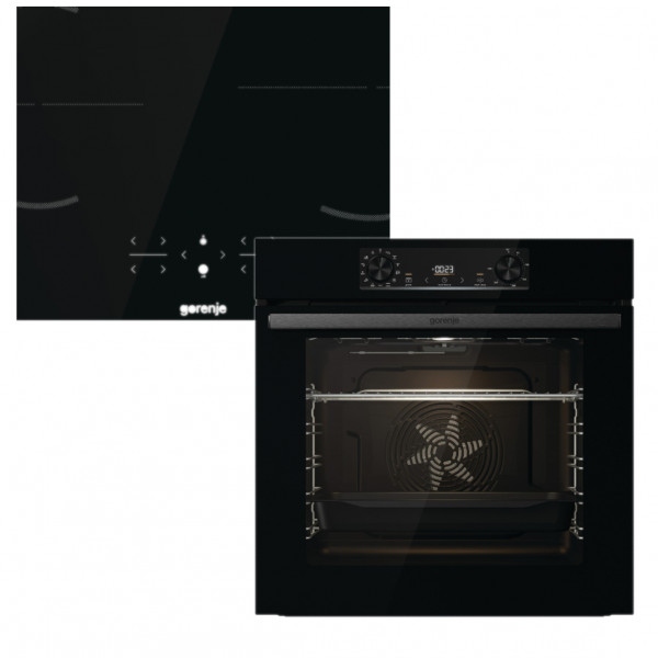 Дух.шафа + індукційна поверхня Gorenje BOS6737E06BG + GI6401BSC