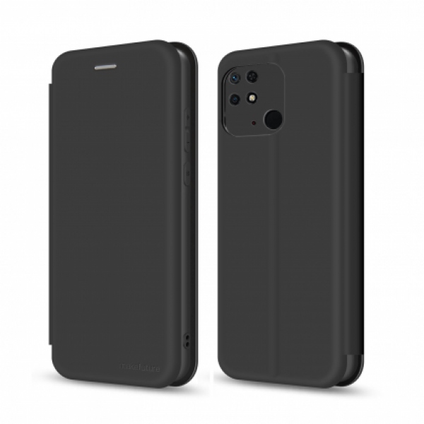 Чохол для смартфону MakeFuture Flip Soft-Touch PU Xiaomi Redmi 10C Black (MCP-XR10CBK)
