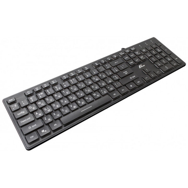 Клавіатура дротова Frime Moonfox 3Color Black USB RUS/UKR (FLK18210)