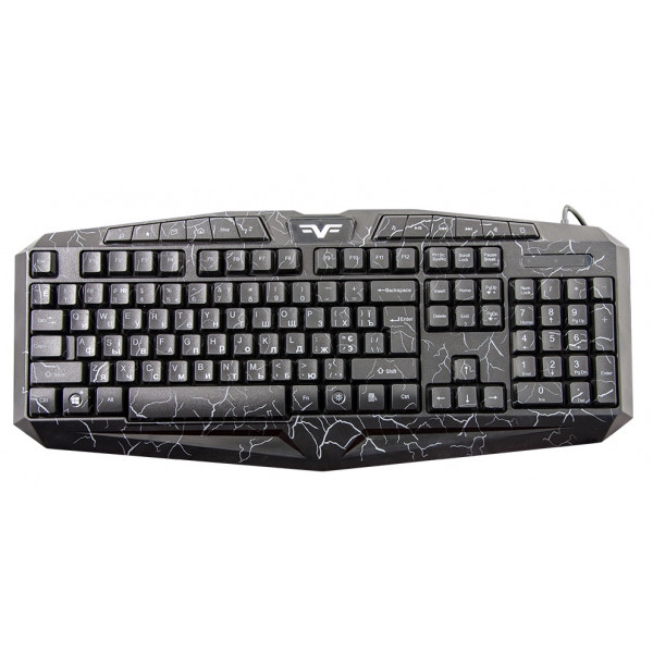 Клавіатура дротова Frime Magma Black USB (FLK19500)