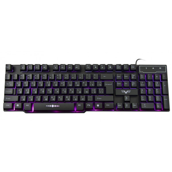 Клавіатура дротова Frime Firefly II Black USB (FLK19110)