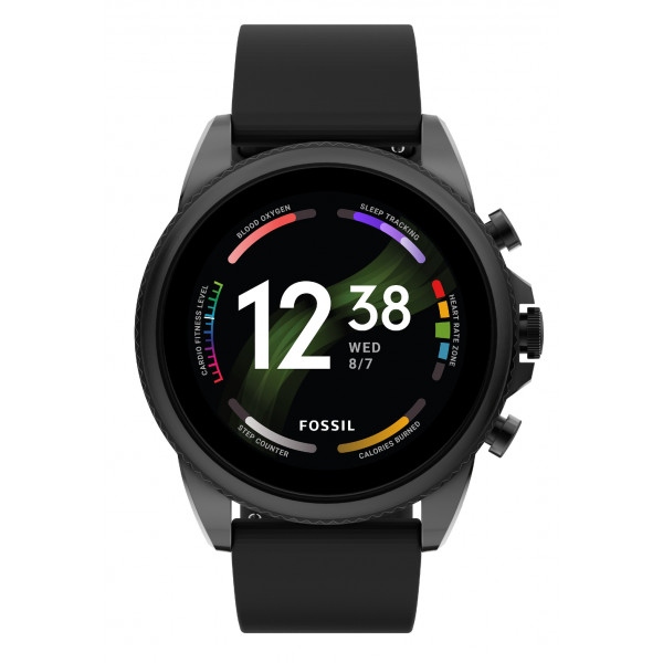 Смарт-годинник Fossil GEN 6 BLACK SILICONE(FTW4061)