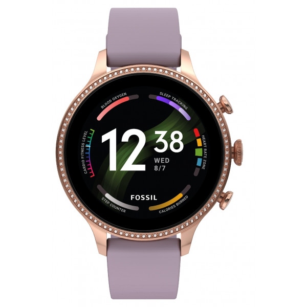 Смарт-годинник Fossil GEN 6 PURPLE SILICONE (FTW6080)
