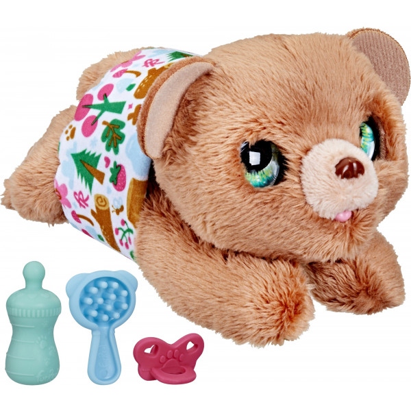 Інтерактивна іграшка м'яка Hasbro FurReal Friends Немовля  Ведмедик  (F3506_F4158 FRR NEWBORNS BEAR)