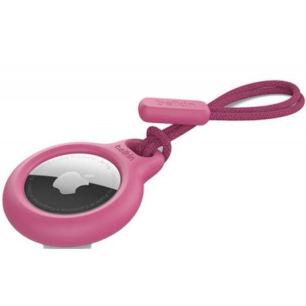 Чохол для бездротового маяка Belkin Secure Holder with Strap AirTag Pink (F8W974BTPNK)