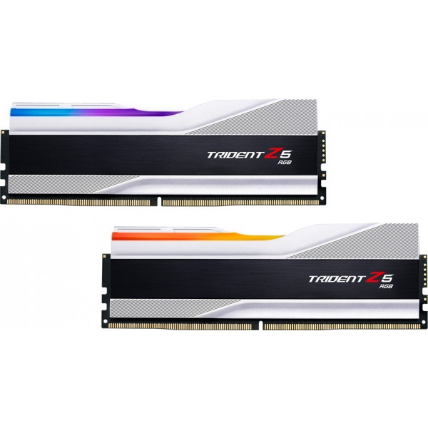 Память DDR G.Skill DDR5 2x16GB/6000 Trident Z5 RGB Silver (F5-6000J3636F16GX2-TZ5RS)