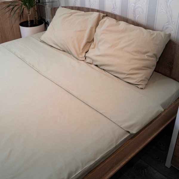 Наволочка GM Textile світло-коричнева поплін (2713789310007)