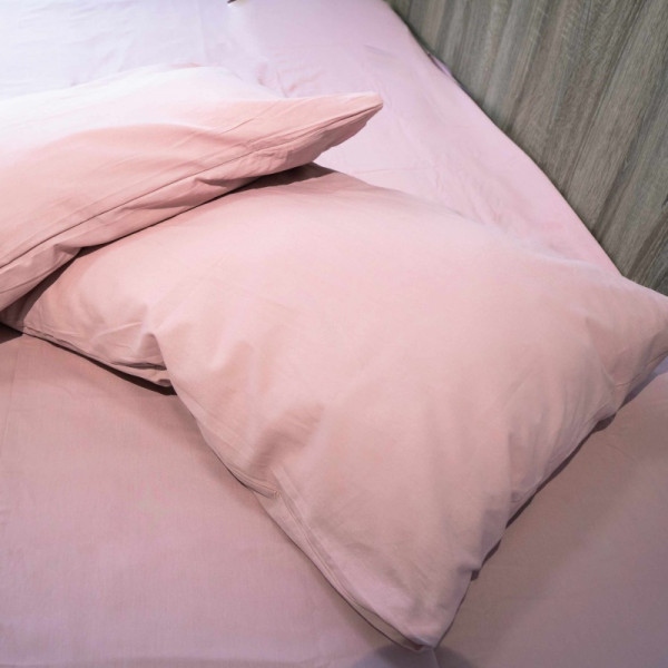 Наволочка GM Textile світло-рожева поплін (2713789350003)
