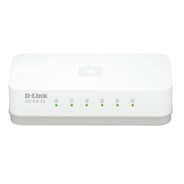 Коммутатор локальної мережі (Switch) D-Link GO-SW-5E/E