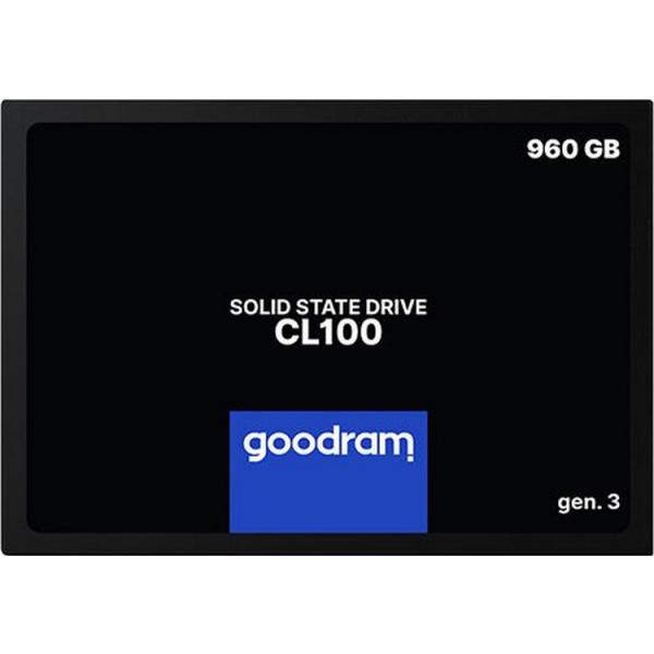 SSD-накопичувач внутрішній Goodram CL100 960GB GEN.3 2.5" SATAIII 3D TLC (SSDPR-CL100-960-G3)