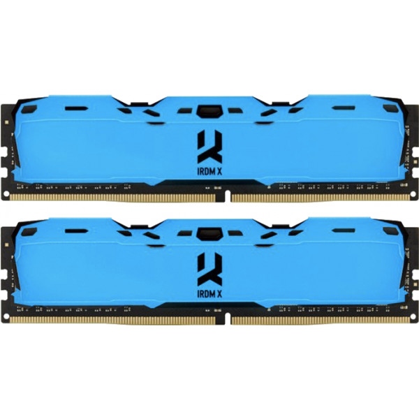 Память DDR Goodram DDR4 16Gb 3200MHz IRDM Blue 2x8GB (IR-XB3200D464L16SA/16GDC)