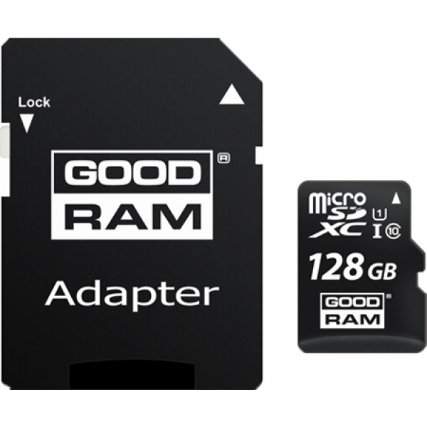 Карта пам'яті Goodram microSDXC 128G UHS-I Сlass 10 + CD adapter (M1AA-1280R12)