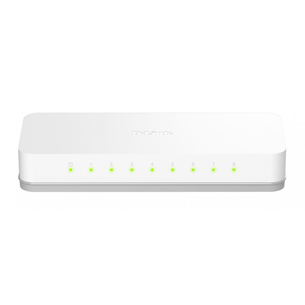 Коммутатор локальної мережі (Switch) D-Link GO-SW-8E/E