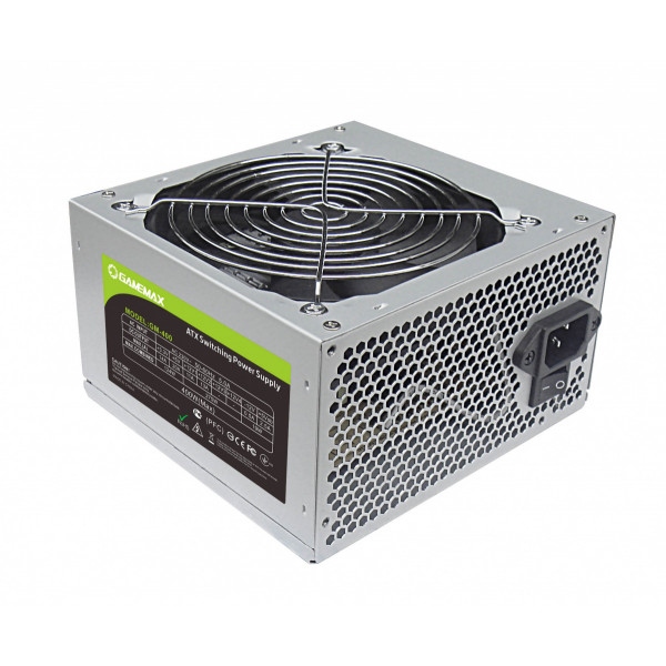 Блок живлення для ПК Gamemax ATX 400W с кабелем питания (GM-400)