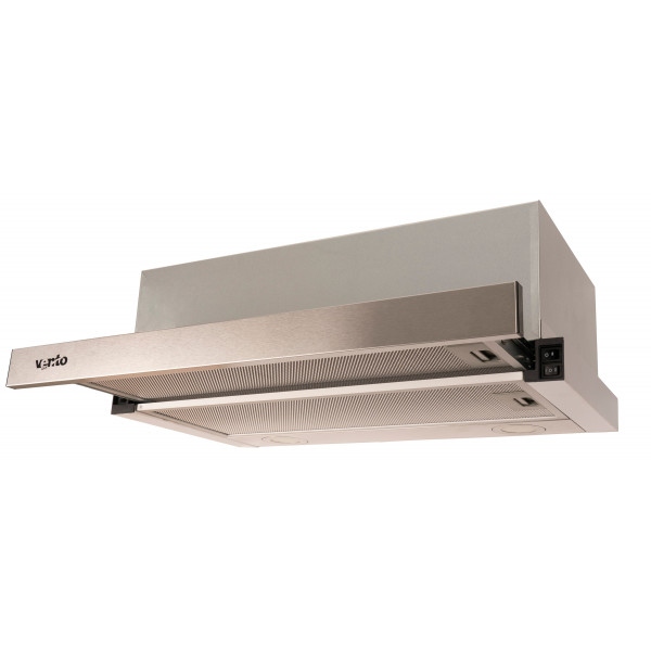 Витяжка вбудована Ventolux GARDA 60 INOX (700) LED