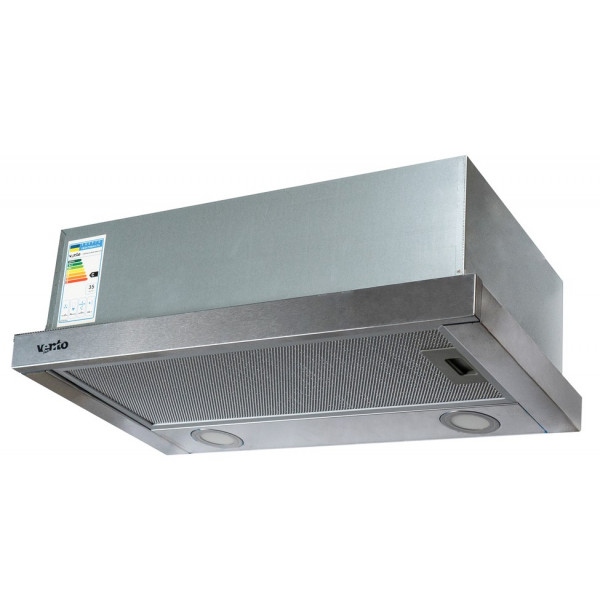 Витяжка вбудована Ventolux GARDA 60 INOX (900) LED
