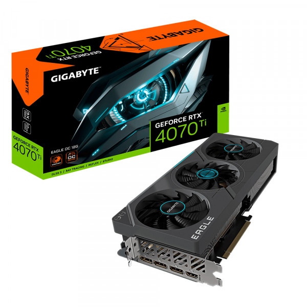 Відеокарта Gigabyte Nvidia GeForce RTX 4070TI EAGLE OC 12G (GV-N407TEAGLE OC-12GD)