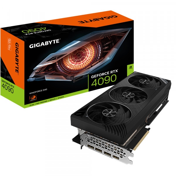 Відеокарта Gigabyte Nvidia GeForce RTX 4090 WINFORCE X3 24G (GV-N4090WF3-24GD)
