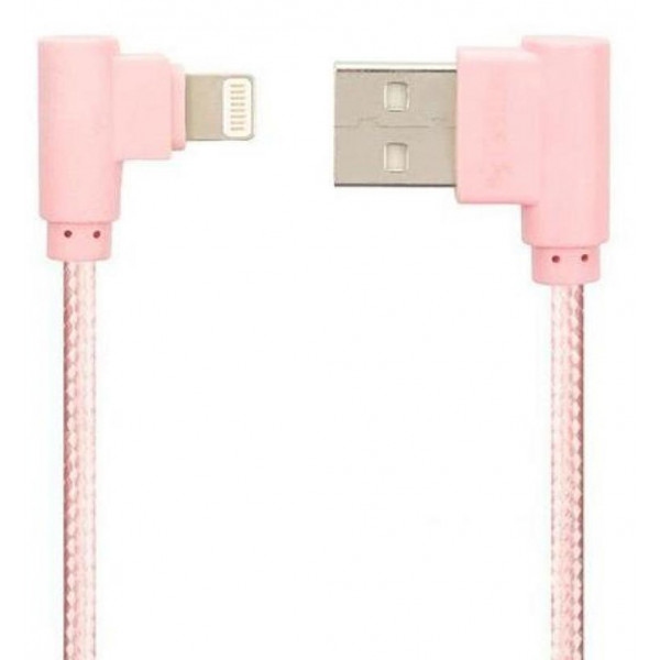 Кабель синхронізації даних Gelius USB 2.0 AM to Lightning Pro Emperor Pink (63248)