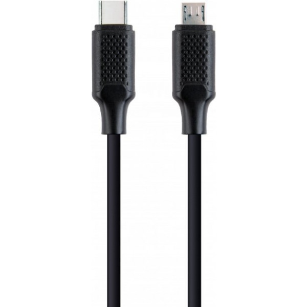 Кабель Gembird USB Type-C-microUSB 1.5 м Black (CC-USB2-CMMBM-1.5M)