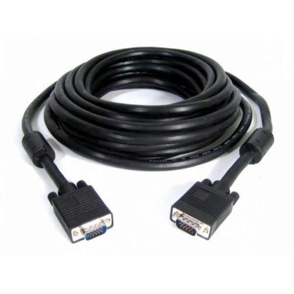 Кабель Gembird HD15M/HD15M с 2-мя фер. кольцами 20m Black (CC-PPVGA-20M-B)