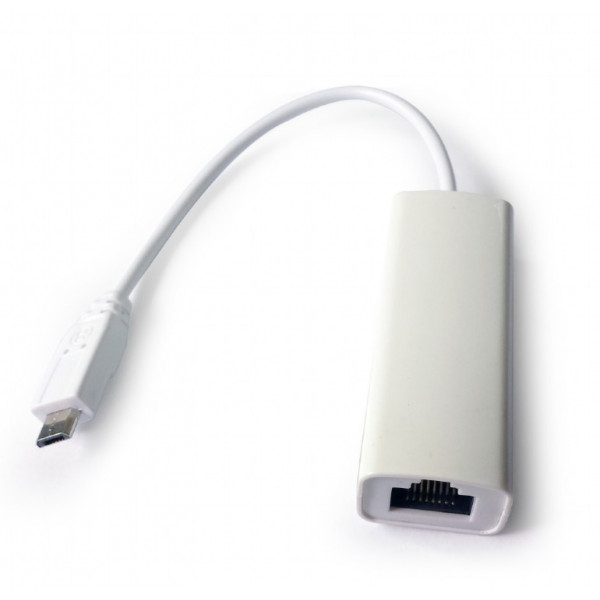 Перехідник micro USB - RJ-45 Gembird NIC-mU2-01