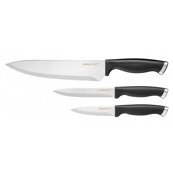 Набір ножів Ardesto Gemini Gourmet 3 пр. (AR2103BL)