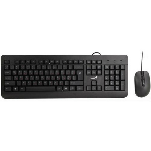 Клавіатура+миша Genius KM-160 USB Black Ukr (31330001419)