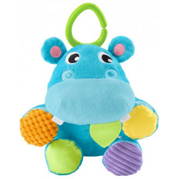 Підвіска Fisher-Price М'яка іграшка Бегемотик-м'ячик (GFC35)