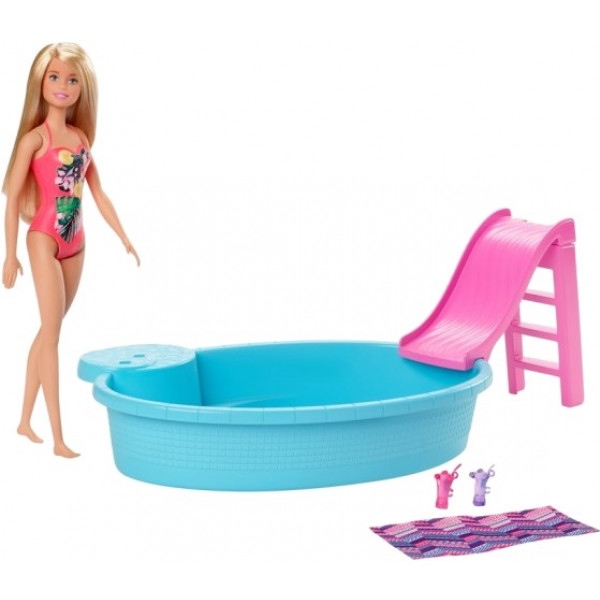 Ігровий набір Barbie Розваги біля басейну (GHL91)