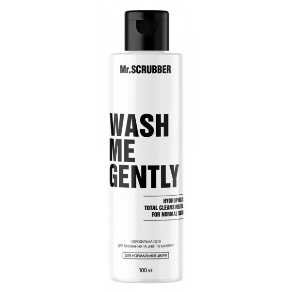 Пінка для вмивання Mr.Scrubber Гідрофільна олія Wash Me Gently для нормальної шкіри 100мл