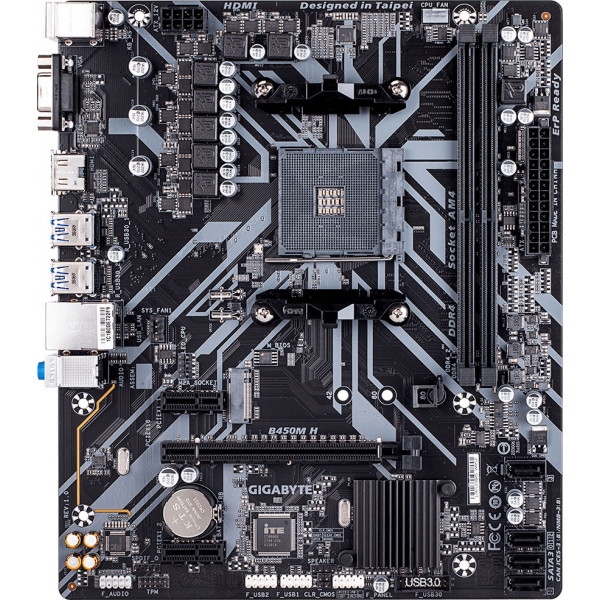 Материнська плата Gigabyte B450M H
