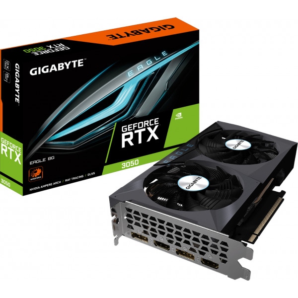 Відеокарта Gigabyte GeForce RTX 3050 8GB GDDR6 EAGLE (GV-N3050EAGLE-8GD)