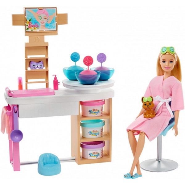 Ігровий набір Barbie СПА догляд за шкірою (GJR84)