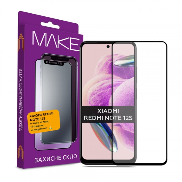Захисне скло для смартфону MAKE FCFG Xiaomi Redmi Note 12S (MGF-XRN12S)