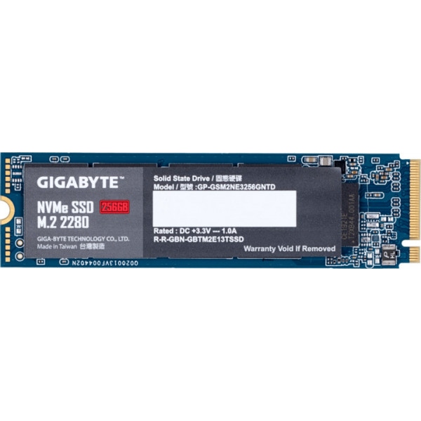 SSD-накопичувач внутрішній Gigabyte M.2 PCIe 256GB (GP-GSM2NE3256GNTD)