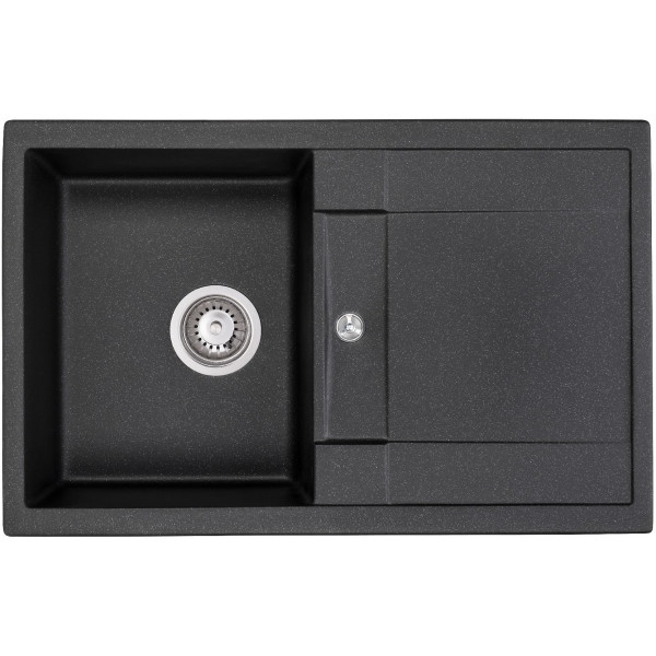 Мийка кухонна GRANADO Valencia Black Shine