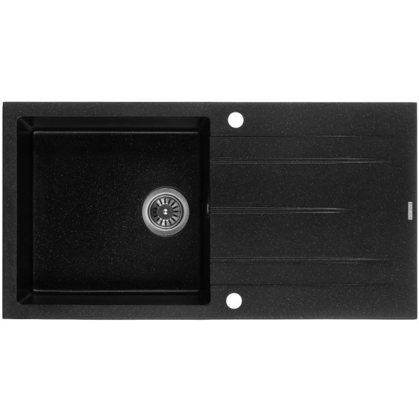 Мийка кухонна GRANADO Mora Black Shine