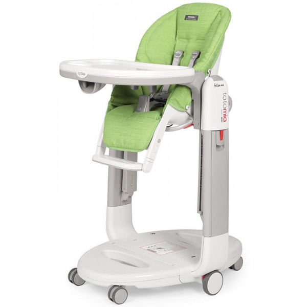 Стільчик-качалка для годування Peg-Perego Tatamia Follow Me Wonder Green (пятноустройчивый зеленый)