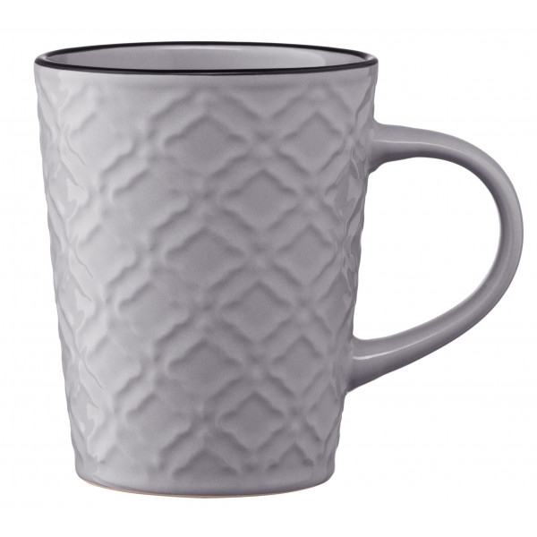 Чашка Ardesto Relief 320 мл 
Grey (AR3474GR)