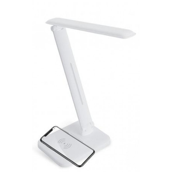 Настільна лампа Maxus DL 13W 4100K WH Wireless charger (1-MDL-13W-WHQi)