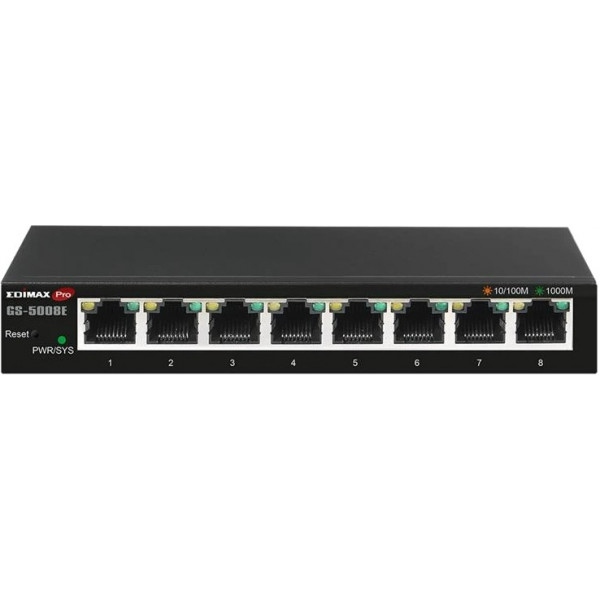 Коммутатор локальної мережі (Switch) Edimax GS-5008E